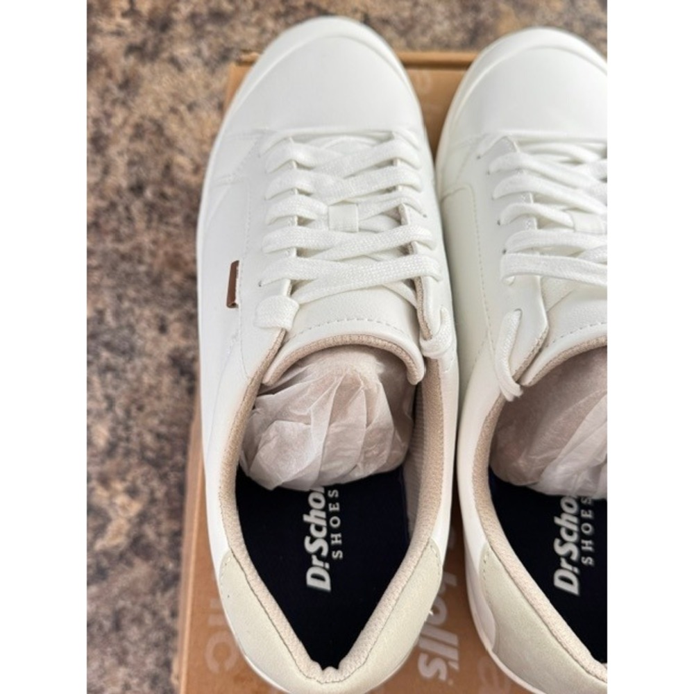 Dr. Scholls Time Off Men White Low Top Lace Up Sneakers Size 9M - Picture 6 of 14